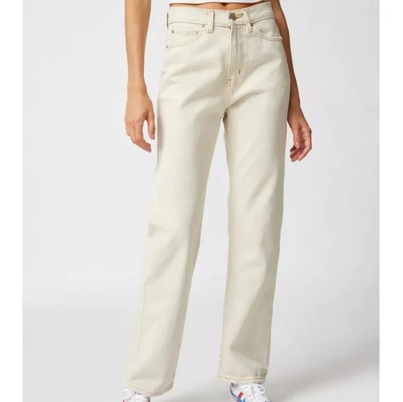 BDG Jeans Bdg Urban Outfitters Highwaisted Cowboy Cream Jeans